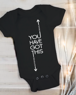 Babygrow You Have Got This Black