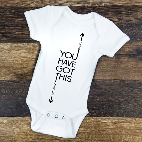 Babygrow You Have Got This White