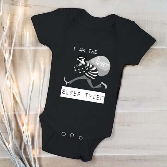 Babygrow Sleep Thief Black