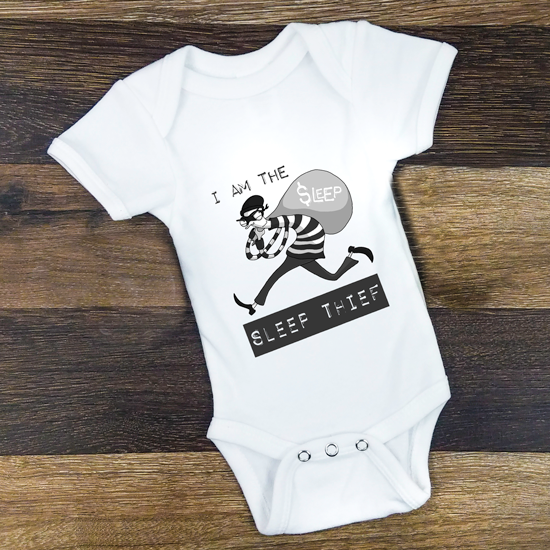 Babygrow Sleep Thief White