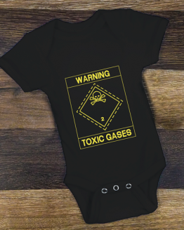 Babygrow Toxic Gases Black