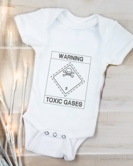 Babygrow Toxic Gases White