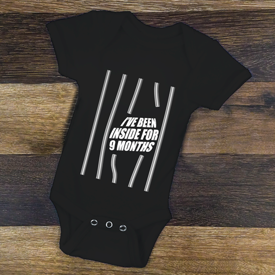 Babygrow 9 Months Inside Black