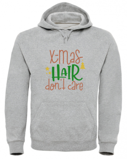 Christmas Hair Don't Care Hoodie