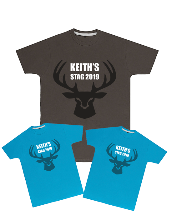 Stag Do Custom Printed T Shirts
