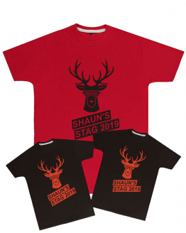 Stag Do Custom Printed T Shirts