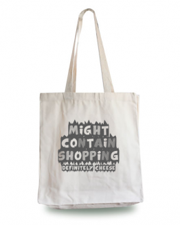 Might Contain Cheese Tote Bag