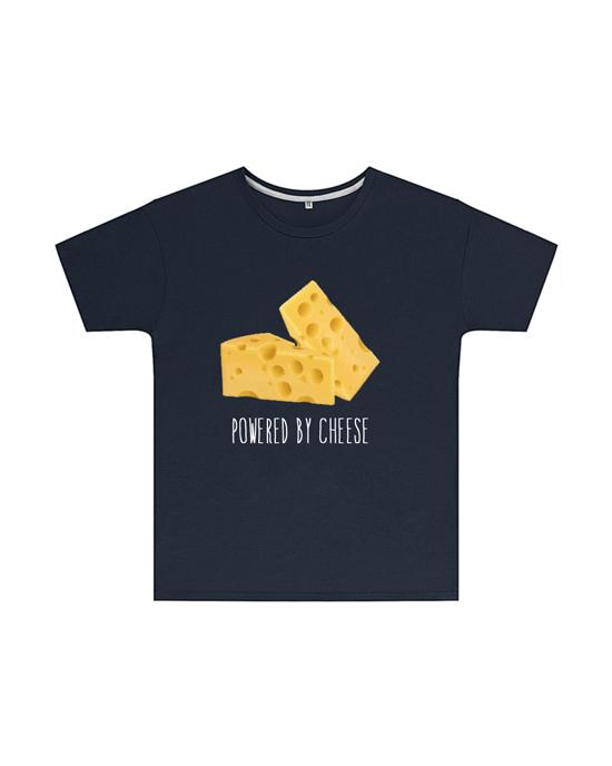 Powered by Cheese T Shirt Childrens Powered by Cheese T Shirt Childrens