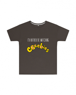 I'd Rather Be Watching CBeebies T Shirt Childrens
