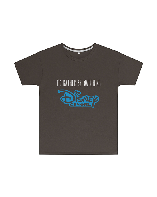 I'd Rather Be Watching Disney Channel T Shirt Childrens I'd Rather Be Watching Disney Channel T Shirt Childrens