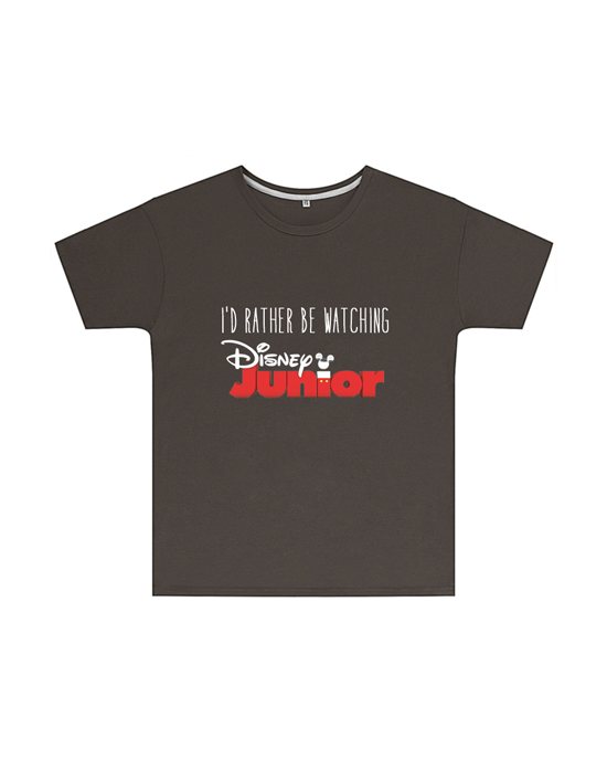 I'd Rather Be Watching Disney Junior T Shirt Childrens
