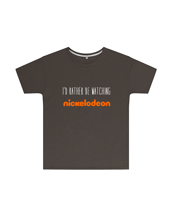 I'd Rather Be Watching Nickelodeon T Shirt Childrens I'd Rather Be Watching Nickelodeon T Shirt Childrens