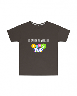 I'd Rather Be Watching Tiny Pop T Shirt Childrens