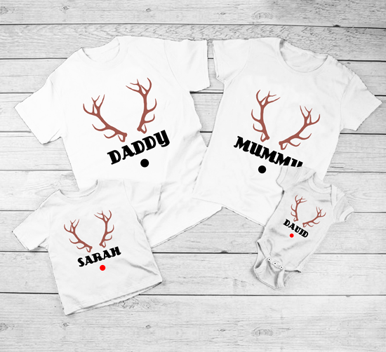 Rudolph Christmas Family Bundle