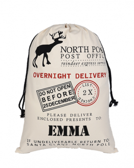 North Pole Overnight Delivery Santa Sack