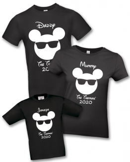 Disney Family Holiday Sunglasses T Shirt