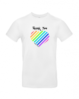 Thank You Rainbow Heart T Shirt
