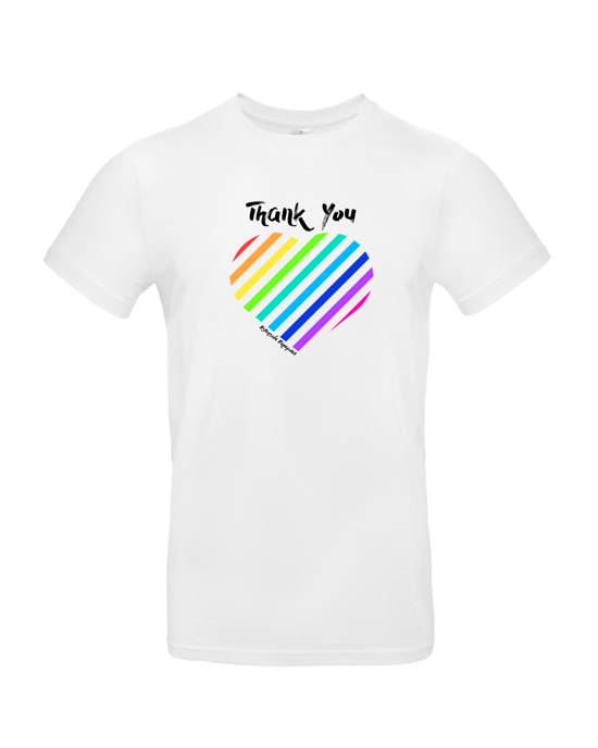 Thank You Rainbow Heart T Shirt