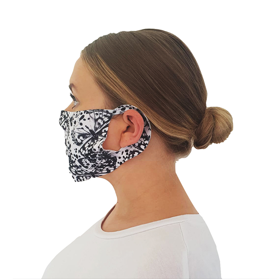 Butterfly Print Face Covering