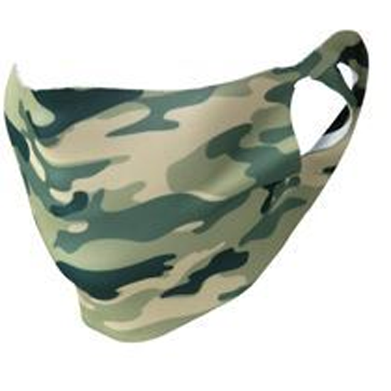 Camouflage Print Face Covering