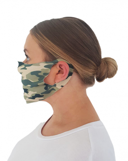 Camouflage Print Face Covering