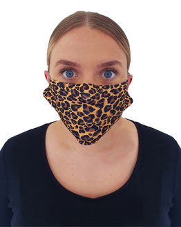 Leopard Print Face Covering