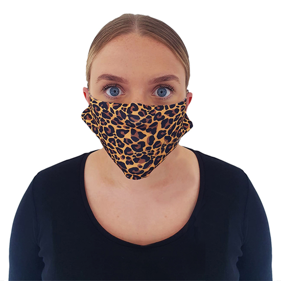 Leopard Print Face Covering