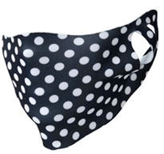 Polkadot Print Face Covering