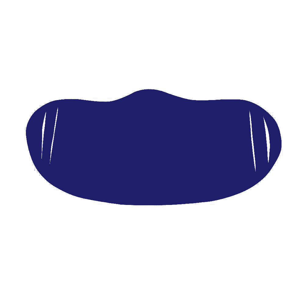 Navy Blue Face Covering