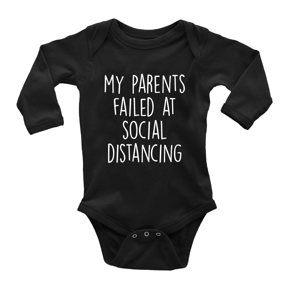 Failed at Social Distancing Baby Grow