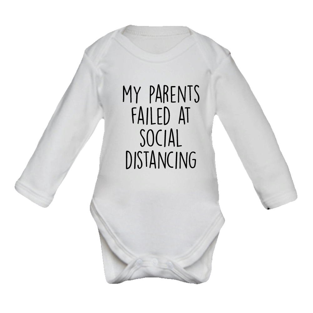 Failed at Social Distancing Baby Grow