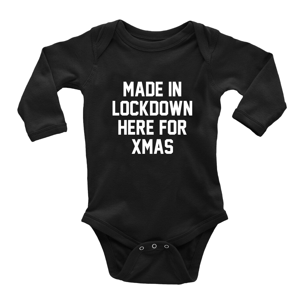 Lockdown Christmas Baby Grow