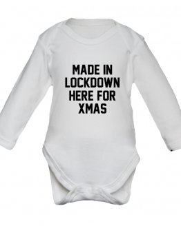 Lockdown Christmas Baby Grow