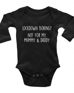 Lockdown Boring Baby Grow