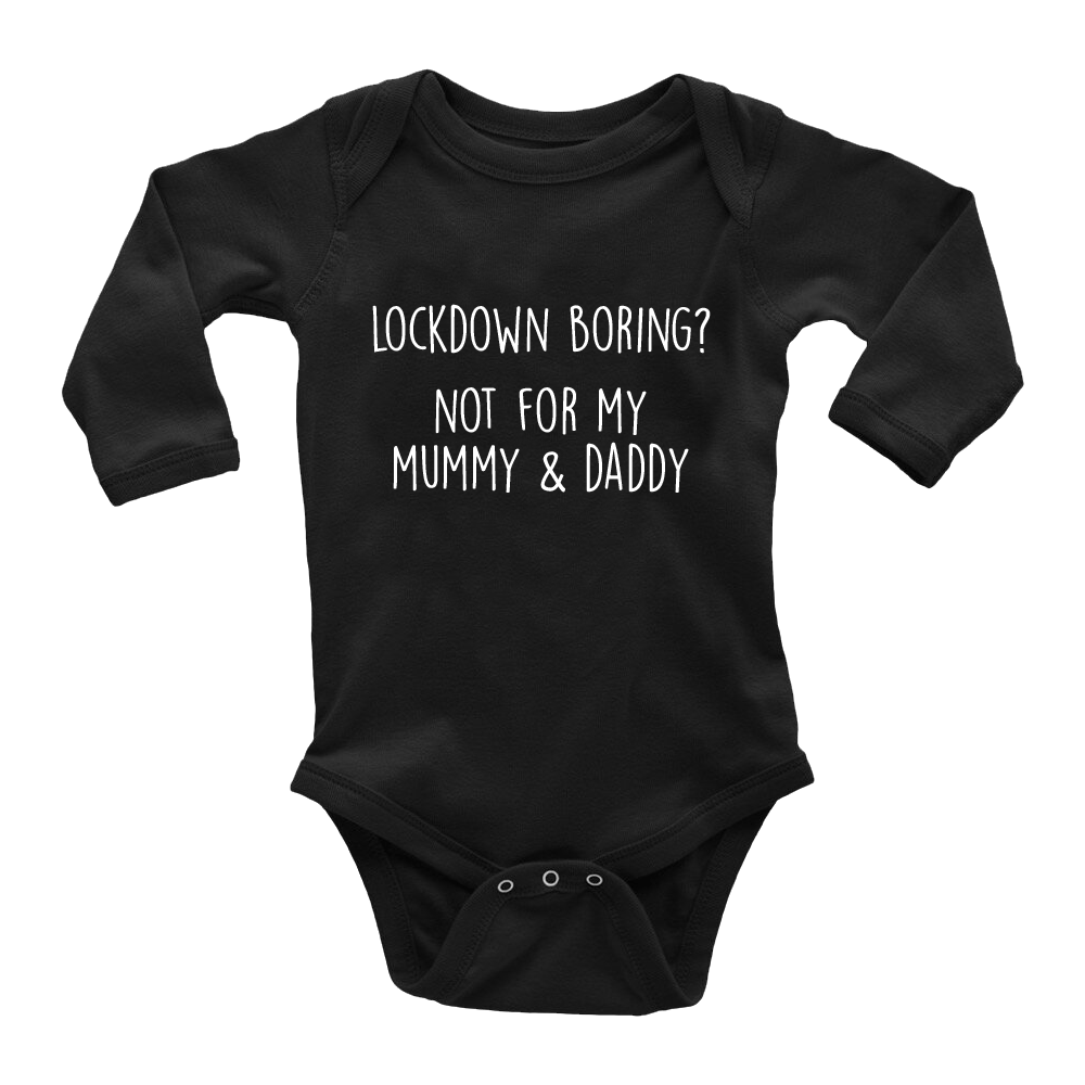 Lockdown Boring Baby Grow