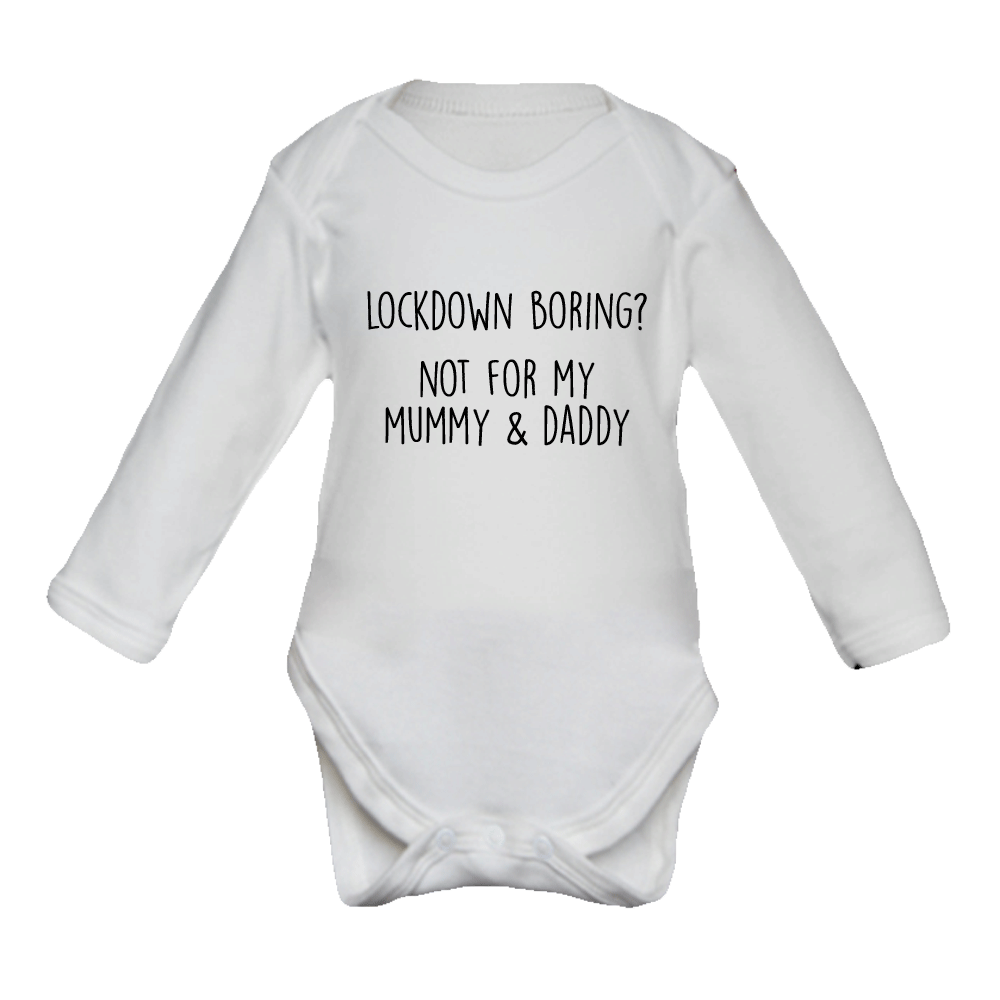 Lockdown Boring Baby Grow