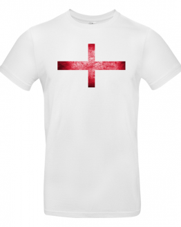 England Euro 2020 Distorted Flag T Shirt