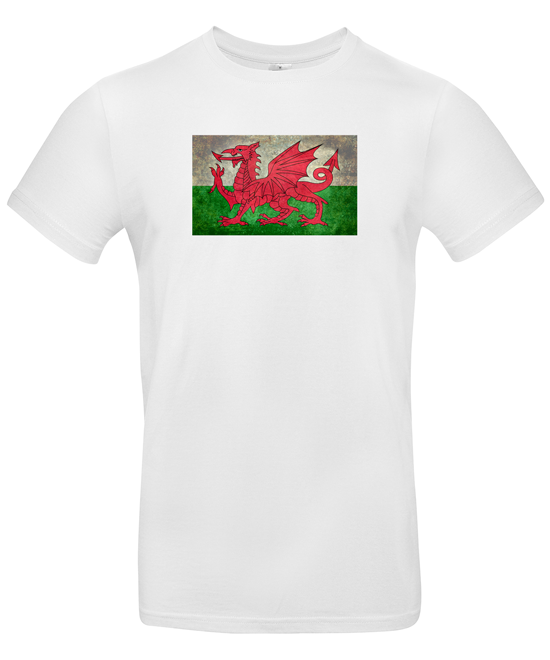 Wales Euro 2020 Distorted Flag T Shirt Wales Euro 2020 Distorted Flag T Shirt