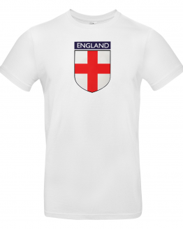 England Euro 2020 Flag Badge T Shirt