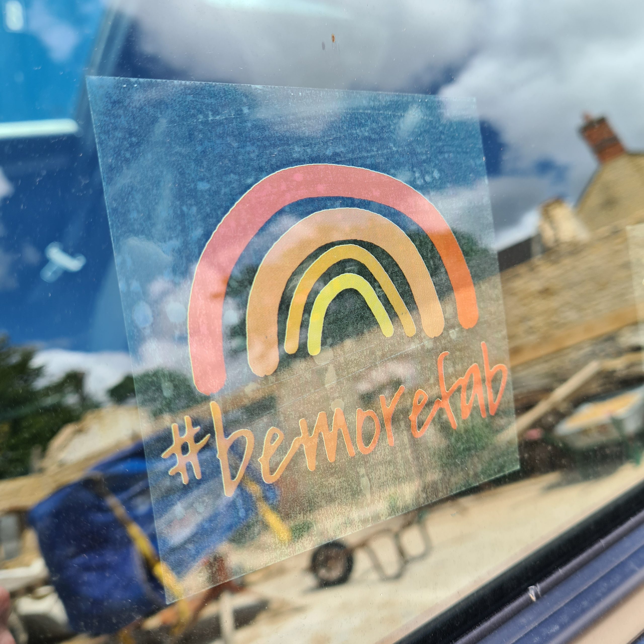 #bemorefab window sticker #bemorefab window sticker